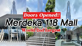 Download lagu You Won't Believe Malaysia🇲🇾 Shocked The World!! Merdeka 118 World 2nd Tallest Mall! Finally Opened?
