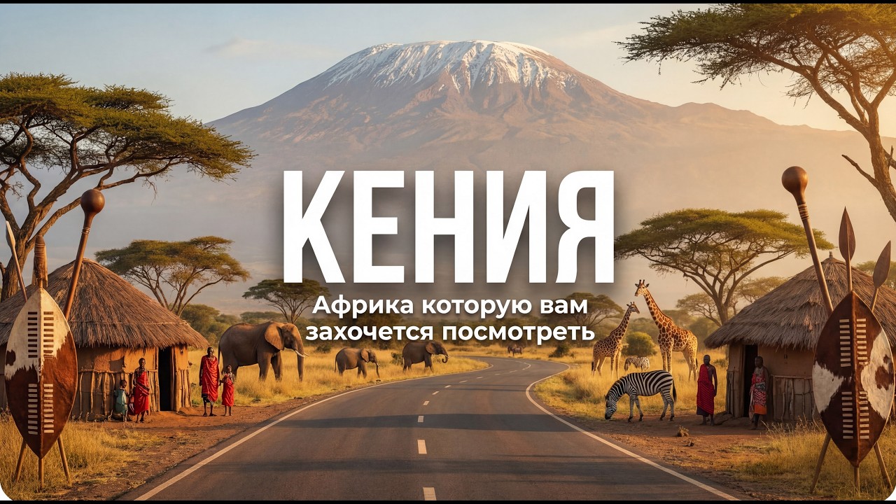 Кения. Африка, которую вам захочется посмотреть. Сафари и океан