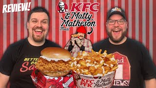 KFC's NEW Matty Melt & Matty Mega Melt Poutine Review!