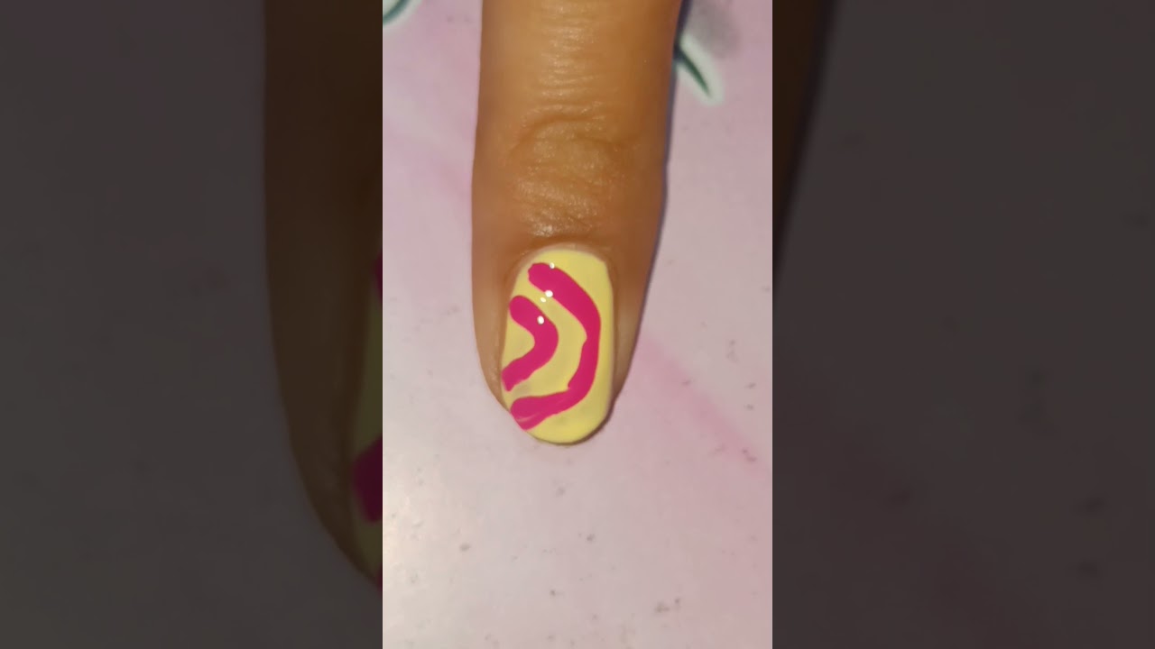 1 minute nail art design | easy nail art design 💅