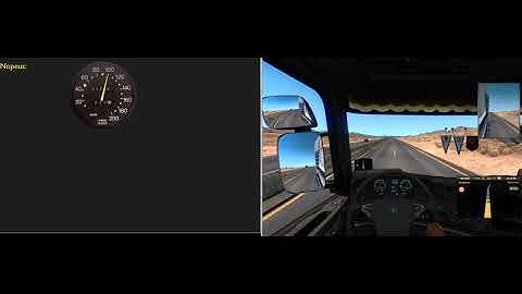 ETS 2 telemetry Saab 900 dashboard