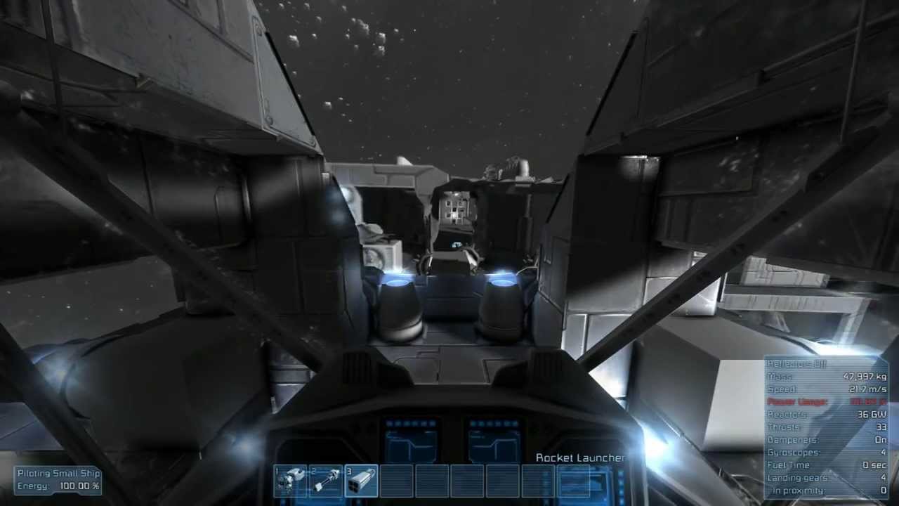 Space Engineers Missiles, Guns... DESTRUCTION!! FullHD YouTube