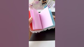 🌈DIY easy Notebook idea ✨#shorts #art #diy #youtubeshorts