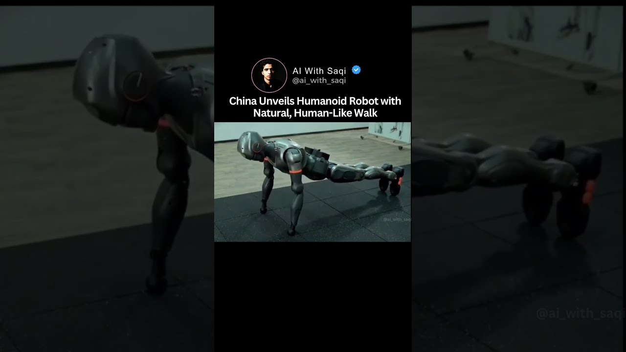 Finally China Has Unveiled A Humanoid Robot With Natural Human Like Walking Gait
