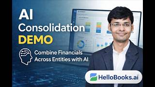 HelloBooks.ai Smart Consolidation Demo | AI CFO Insights & Group Reporting