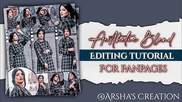 Blend Fanart Editing Tutorial (Aesthetic Picsart Editing Tutorial For Fanpages) Arsha