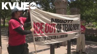 Rally at the Texas Capitol targets state's immigration policy under Gov. Abbott