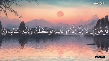 آيات تذهب بك لعالم أخر للتفكر في عظمة الله ❤️للقارئ وديع اليمني❤️