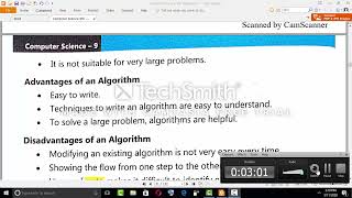 9th Computer Chp 1st Difference Between Algorithm and Flow Chart