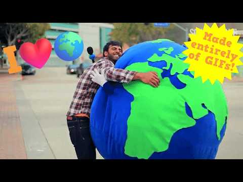 CLIP: "I ❤️ Earth" (made of GIFs!) for your Earth Day celebrations!