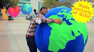 CLIP: "I ❤️ Earth" (made of GIFs!) for your Earth Day celebrations!