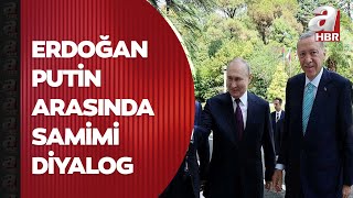 Erdoğan-Putin Arasında Zirve Öncesi Yaşanan Samimi Diyalog Böyle Görüntülendi A Haber
