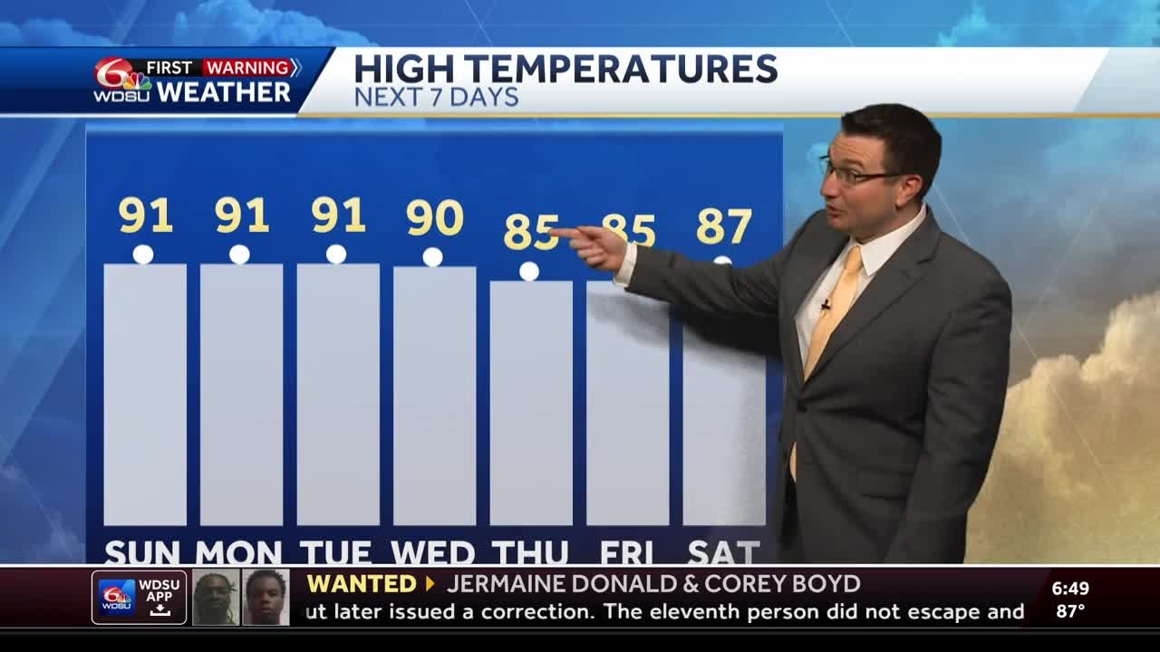 Heat and humidity continues Sunday - YouTube