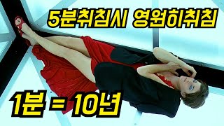 5분 졸면 50년이 흘러가는 큐브에 들어간 10명의 사람들