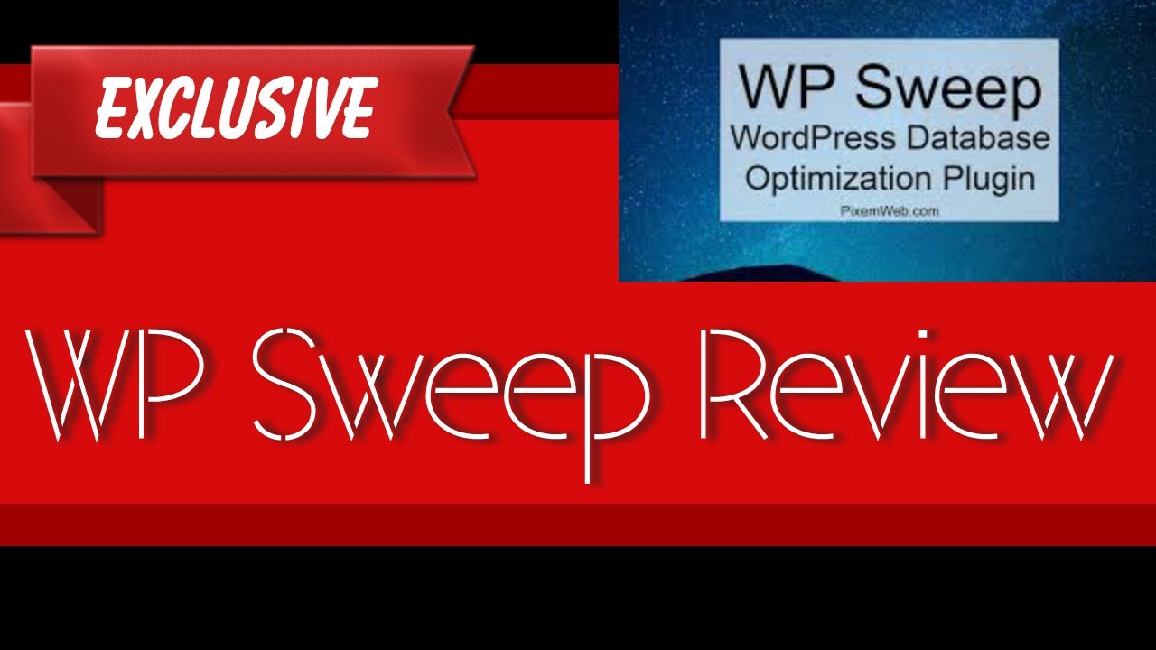 WP Sweep Review Beware The WP Sweep Plugin - YouTube
