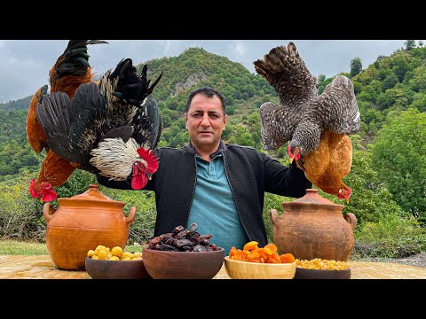 Video: Wie Man Pilaw Mit Hühnchen, Getrockneten Aprikosen, Pflaumen Und Rosinen Kocht