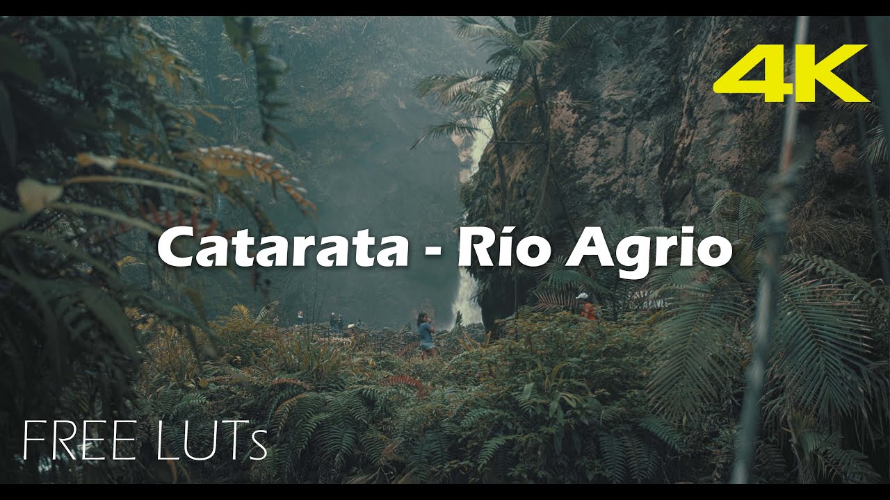 Blackmagic Pocket Cinema Camera 4k | FILM LOOK 🎬 | Catarata rio Agrio