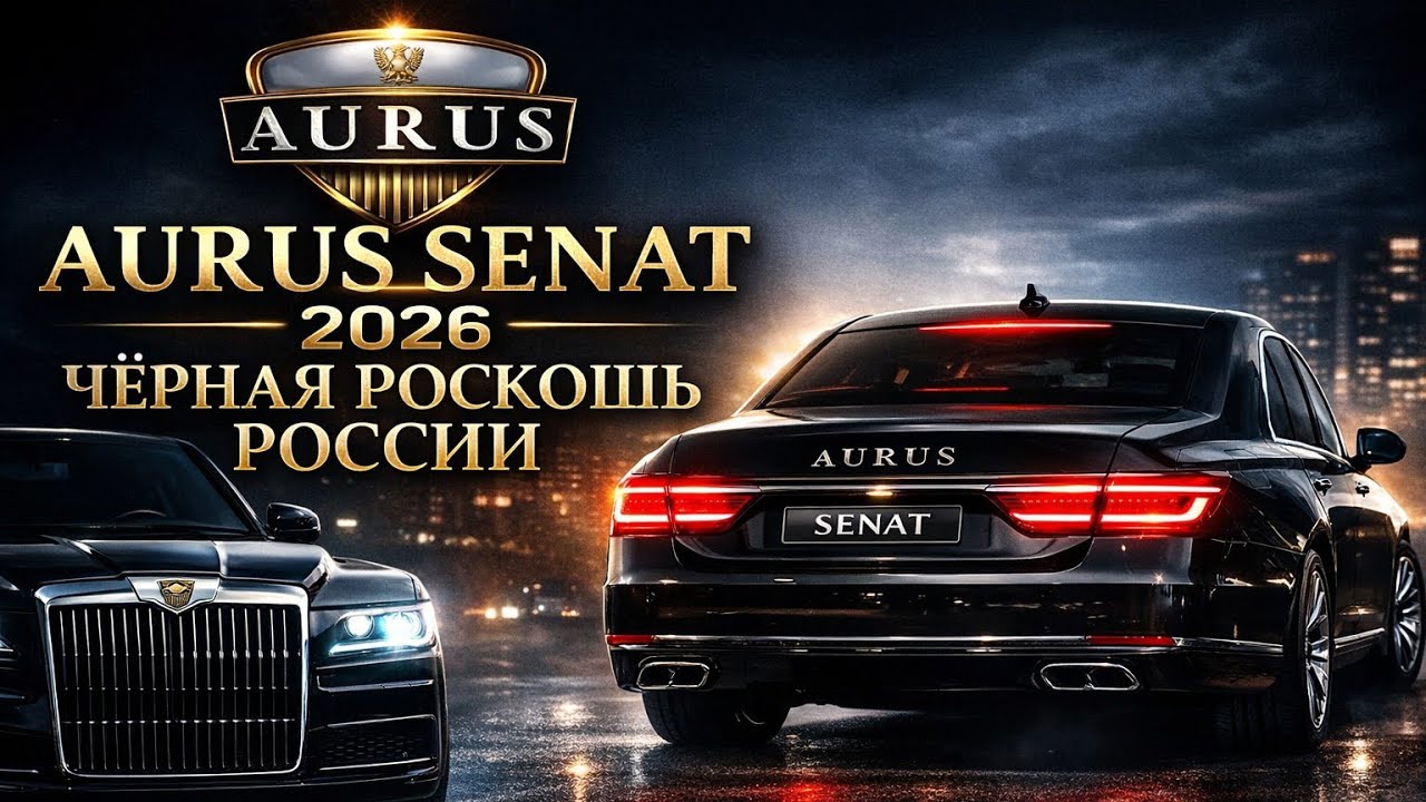 Aurus Senat 2026 — Роскошный Автомобиль России | Президентский Люкс Кар
