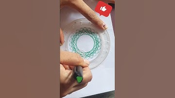 Beautiful Spiral Art Creation"#Satisfying#Spirograph#patterns#art#drawing#shorts"