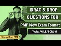 PMP DRAG &amp; DROP QUESTIONS ON AGILE| PMP Exam New Format 2022|PMP New Exam Format Questions &amp; Answers