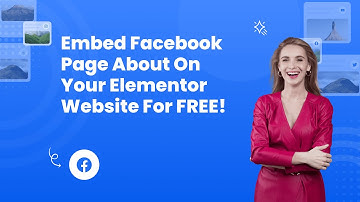 How to embed Facebook Page About on Elementor?