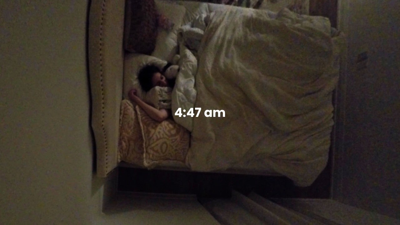 i normally go to bed at 4am…so i woke up at 5am for a week