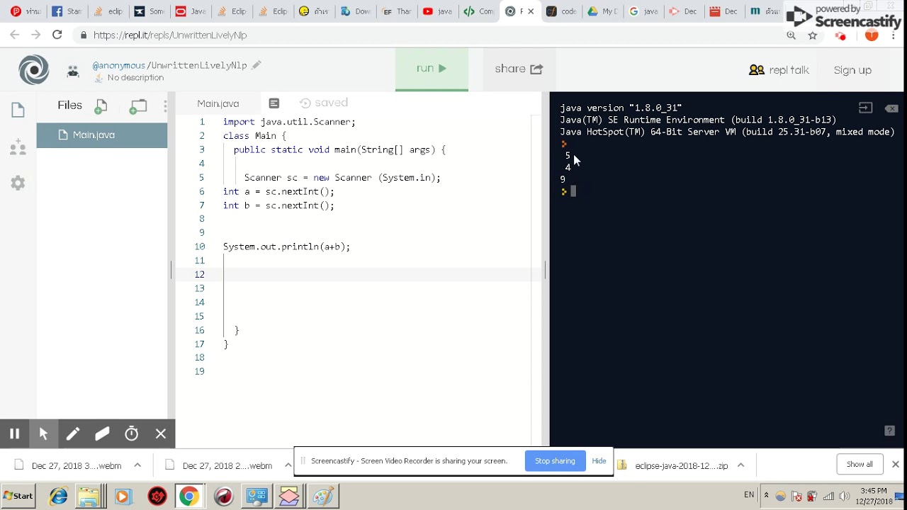 java การรับ input ด้วย scanner - YouTube