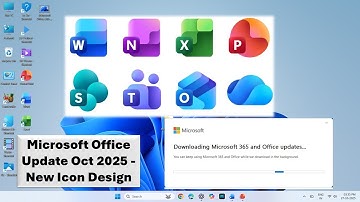 Microsoft Office 365 Latest Update Oct 2025-New Icon Design and UI Changes