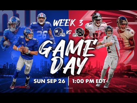 Atlanta Falcons @ New York Giants | Week 3 | Full Game | September 26, 2021