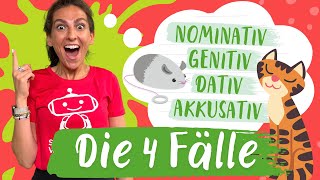 Die 4 Fälle | Nominativ, Genitiv, Dativ, Akkusativ | Deutsch - Grundschule | Silicon Valley Kids