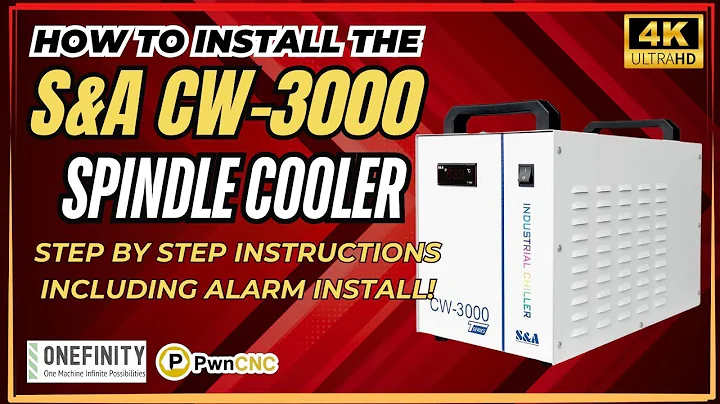 How To Install A PwnCNC CW-3000 Water Chiller - Onefinity Elite CNC