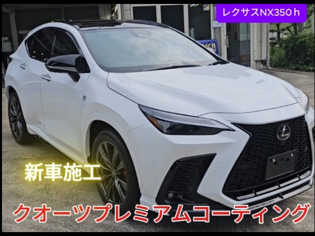 レクサス　プレミアム　コーティング コーティングは専門店が安心！ レクサス NX 350h 新車 3PH洗車 最新