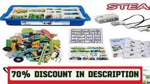 A must-have product! NEW 280PCS Parts WeDo 2.0 Robotics Construction Core Set Building Blocks Comp