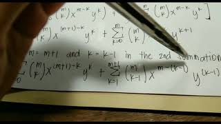 Binomial Theorem Proof by Induction -Discussion-