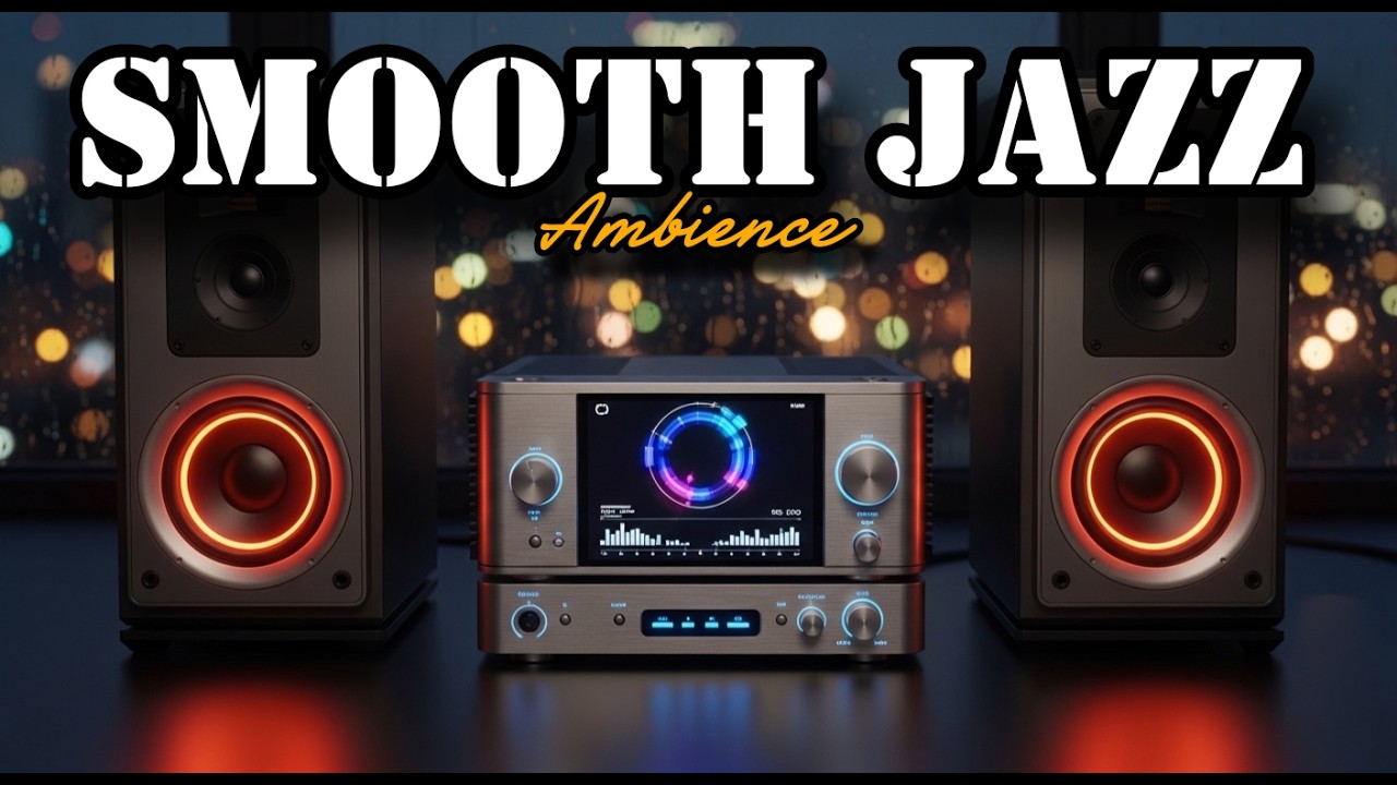 Elegant Jazz Café Ambience 🎷 Soft Saxophone & Piano for Relaxing Evenings