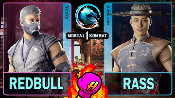 MK1 RedBull (SMOKE) VS Rass (KUNG LAO)🥊Mortal Kombat 1🥊4K 60ᶠᵖˢ