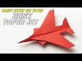 How To Make a Fast Paper Airplane Jet | Origami Airplane