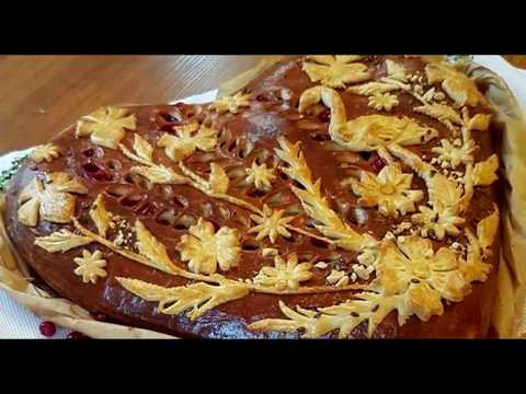 Пірог з брусніцамі ад Кастуся Ларкова