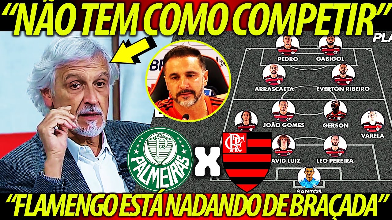 SORMANI PERDE A LINHA E RASGA ELOGIOS Ao FLAMENGO MENG O EST NADANDO 
