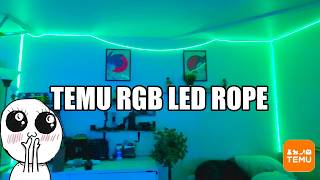 Budget Gaming Room Upgrade with Temu Neon Lights