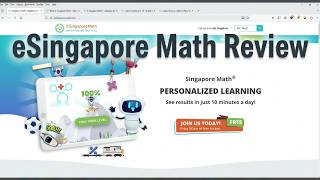 eSingapore Math Review - An Online Singapore Math Program | Elementary Homeschool Curriculum