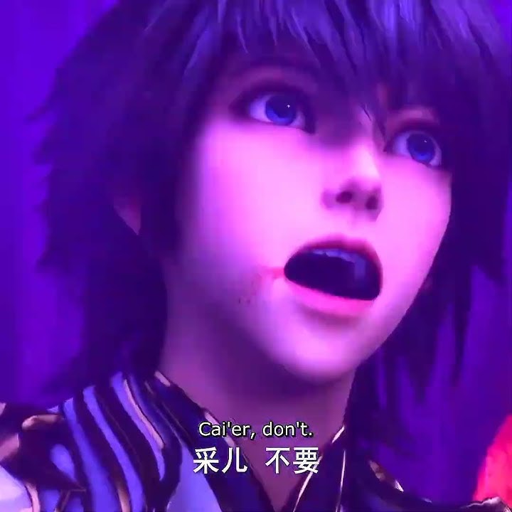 [Throne Of Seal] Only Long HaoChen can control angry Cai'er  | Long HaoChen 💞 Cai'er #throneofseal