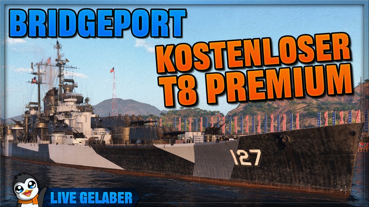 Schwerer Ami 8er mit RELOAD BOOSTER - Bridgeport - World of Warships [Live Gelaber]