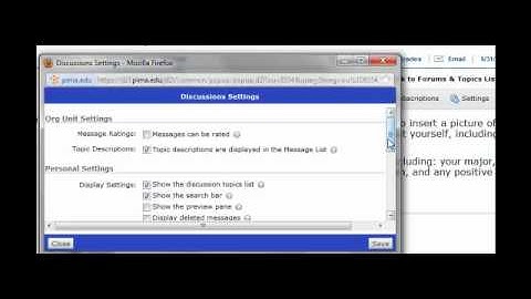 D2L-Discussion Reply Settings