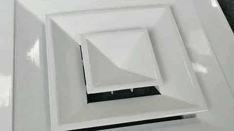 VENTECH 4 Way Square Diffuser, Air Conditioning Grilles And Diffusers
