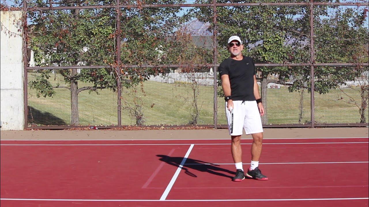TENNIS LESSON VOLLEY PROPER SWING PATH ADD POWER AND DEPTH TO