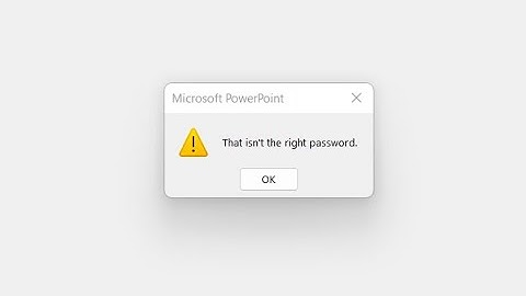 Recover PowerPoint Password | PowerPoint Hacks