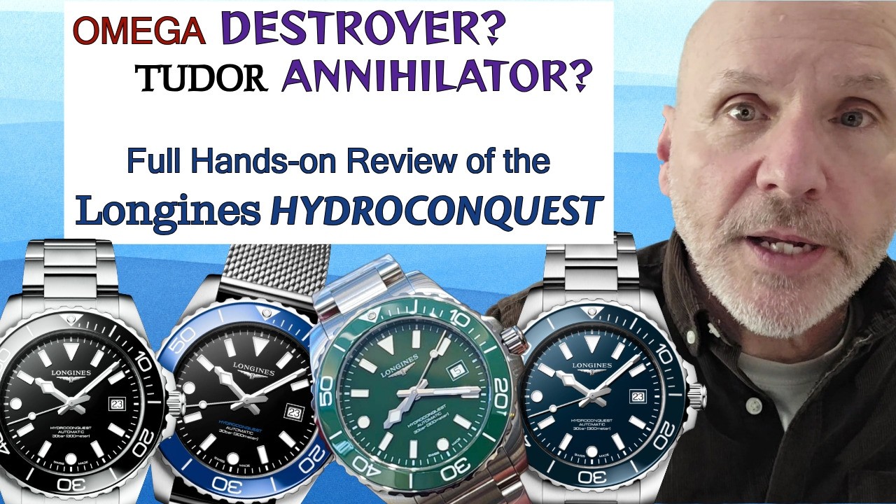 The Longines HYDROCONQUEST has taken the Watch World by Storm! Hands-On Review. Sleeper Hit of 2026. - YouTube - Rob the American