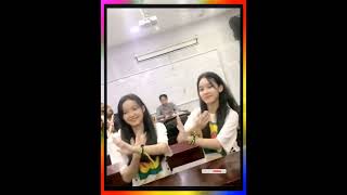 Đi học cũng vui . Mấy bn nhìn nhiều w nên hơi ngại. Fl insta : ( songnhi.1407 )của 2 tui nhá😘#xuhu
