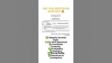 ssc CGL 2025 exam date out #motivation ssc.gov.inhttps://ssc.gov.inhttps;//ssc.gov.in